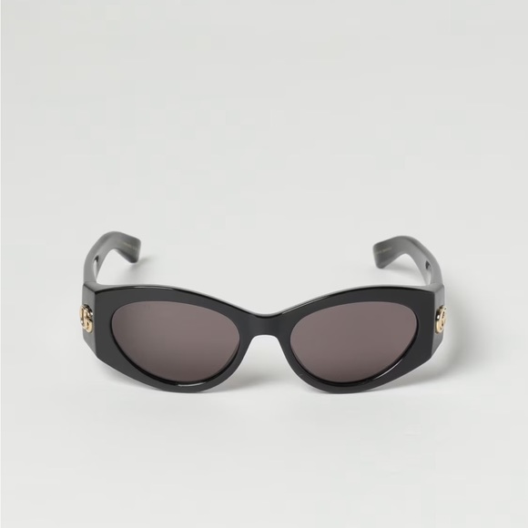 💯 Original Gucci Monogram Acetate Cat-Eye Sunglasses - Picture 16 of 16